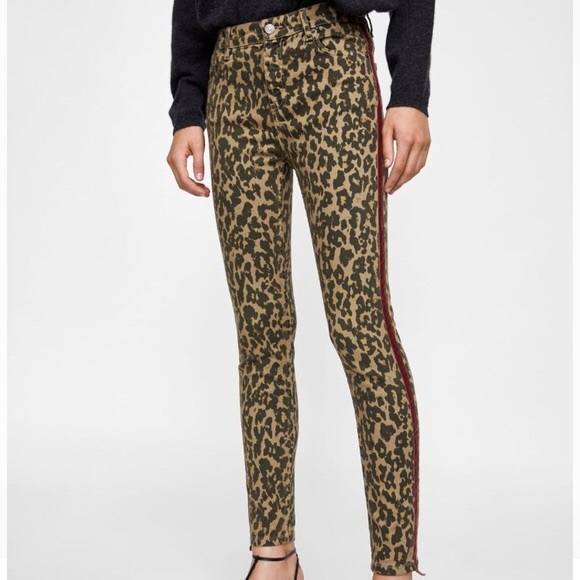 Zara Denim - ❌SOLD❌ZARA The Skinny in Animal Print Denim
